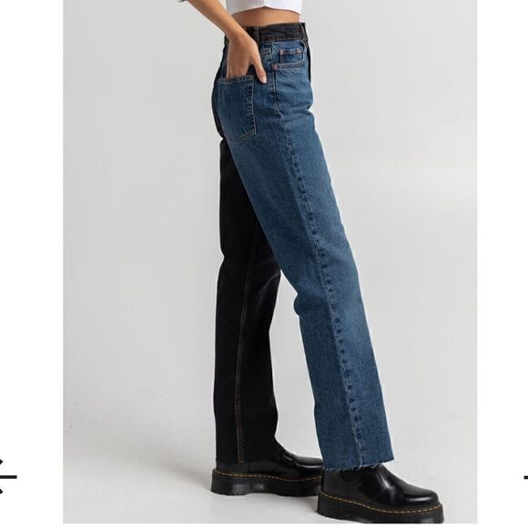 BDG Pax Two Tone Womens Jeans - Picture 2 of 12